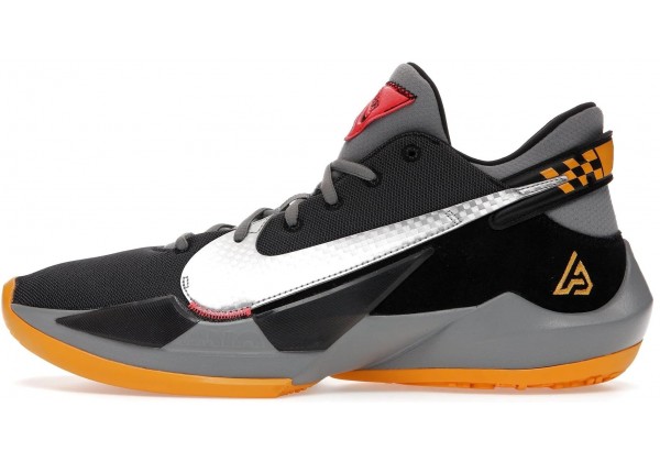 Баскетбольные кроссовки Nike Zoom Freak 2 серые