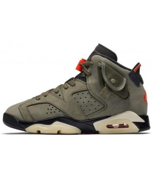 Кроссовки Nike Air Jordan 6 Travis Scott Khaki