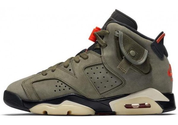 Кроссовки Nike Air Jordan 6 Travis Scott Khaki