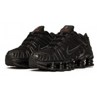 Кроссовки Nike Shox моно черные