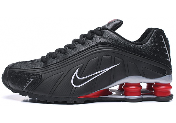 Кроссовки Nike Shox черно-красные