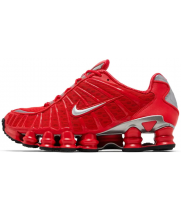 Кроссовки Nike Shox моно красные