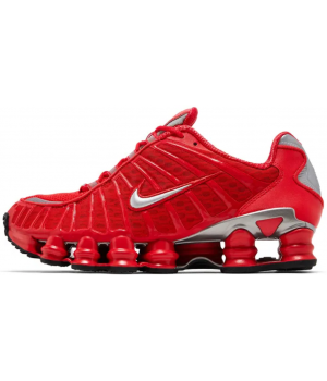 Кроссовки Nike Shox моно красные