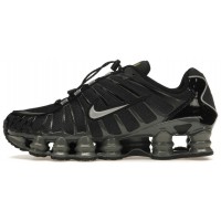 Кроссовки Nike Shox черные с серым