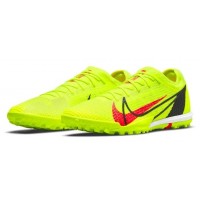 Бутсы Nike Mercurial Vapor 14 Pro TF салатовые