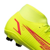 Бутсы Nike Mercurial Superfly 8 Club MG салатовые