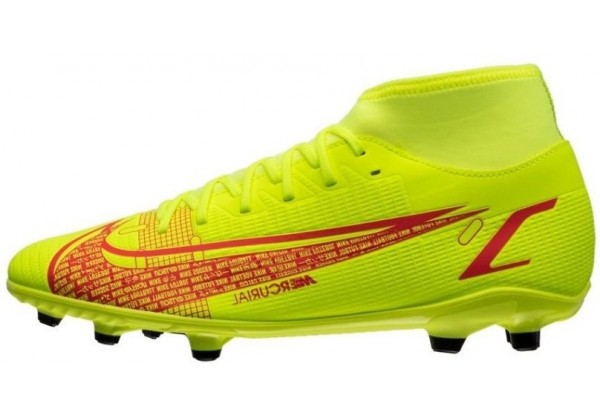 Бутсы Nike Mercurial Superfly 8 Club MG салатовые