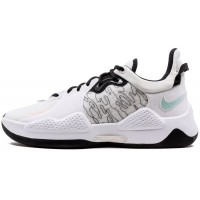 Баскетбольные кроссовки Nike PG 5 черно-белые