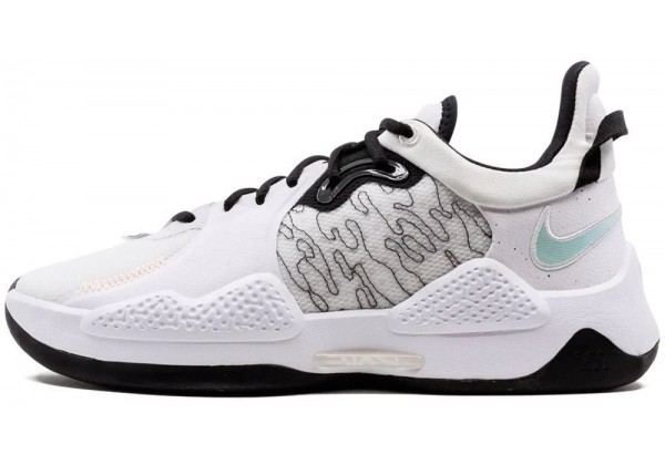 Баскетбольные кроссовки Nike PG 5 черно-белые