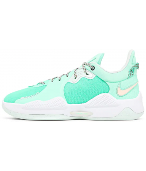 Баскетбольные кроссовки Nike PG 5 голубые