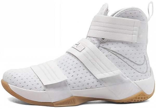 Кроссовки Nike Lebron Soldier 10 белые