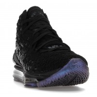 Кроссовки Nike Lebron черные с зеленым