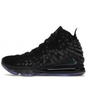 Кроссовки Nike Lebron черные с зеленым