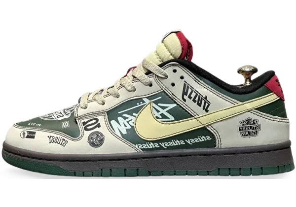 Nike SB Dunk Low Stussy Speedway Green