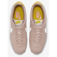 Кроссовки Nike Cortez Nylon бежевые с белым