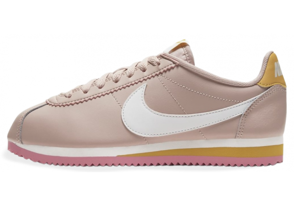 Кроссовки Nike Cortez Nylon бежевые с белым