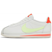  Кроссовки Nike Cortez белые с желтым