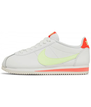  Кроссовки Nike Cortez белые с желтым