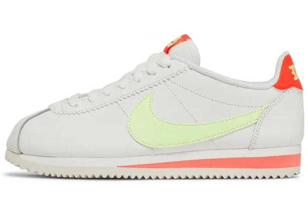  Кроссовки Nike Cortez белые с желтым