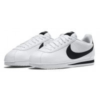 Кроссовки Nike Cortez Nylon белые с черным