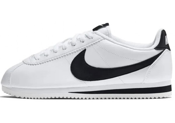 Кроссовки Nike Cortez Nylon белые с черным