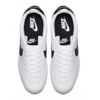 Кроссовки Nike Cortez Nylon белые с черным