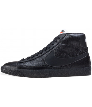Кроссовки Nike Blazer 77 Mid All Black с мехом