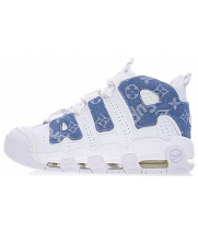 Кроссовки Nike Air More Uptempo x Supreme White Blue