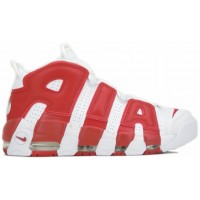 Кроссовки Nike Air More Uptempo 96 White Red 