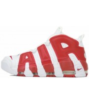 Кроссовки Nike Air More Uptempo 96 White Red 