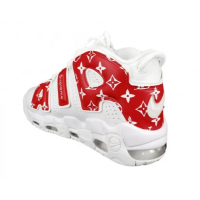 Nike Air More Uptempo x Supreme White Red