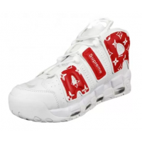 Nike Air More Uptempo x Supreme White Red