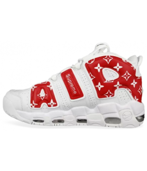 Nike Air More Uptempo x Supreme White Red