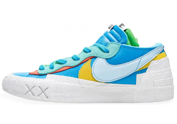 Кроссовки Nike Blazer Low Sacai Kaws Blue