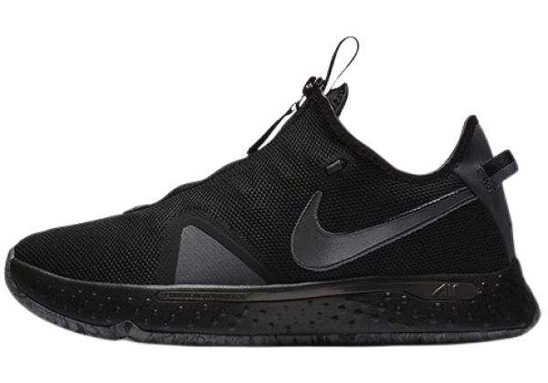 Nike PG 4 Black Metallic Dark Grey