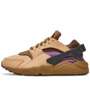 Кроссовки Nike Air Huarache LE бежевые с фиолетовым