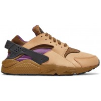 Кроссовки Nike Air Huarache LE бежевые с фиолетовым