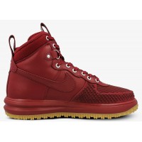 Кроссовки Nike Lunar Force 1 высокие бордовые