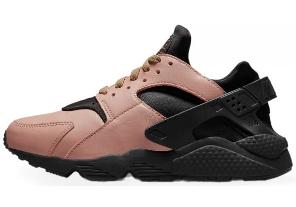 Кроссовки Nike Air Huarache LE черные с бежевым