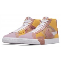 Nike SB Zoom Blazer Mid PRM розово-оранжевые