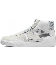 Nike SB Zoom Blazer Mid PRM серые с узором