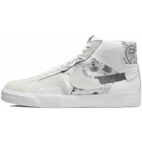Nike SB Zoom Blazer Mid PRM серые с узором