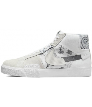 Nike SB Zoom Blazer Mid PRM серые с узором