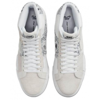 Nike SB Zoom Blazer Mid PRM серые с узором