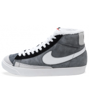 Кроссовки Nike Blazer 77 Mid Grey Black зимние