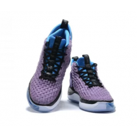 Кроссовки Nike Alphadunk фиолетовые с белым