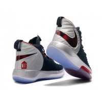  Кроссовки Nike Alphadunk черно-белые с красным