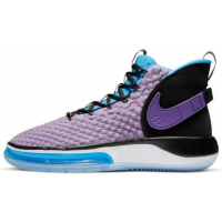 Кроссовки Nike Alphadunk фиолетовые с белым