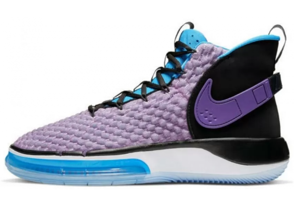 Кроссовки Nike Alphadunk фиолетовые с белым