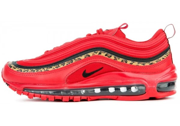 Кроссовки Nike Air Max 97 красные с черным